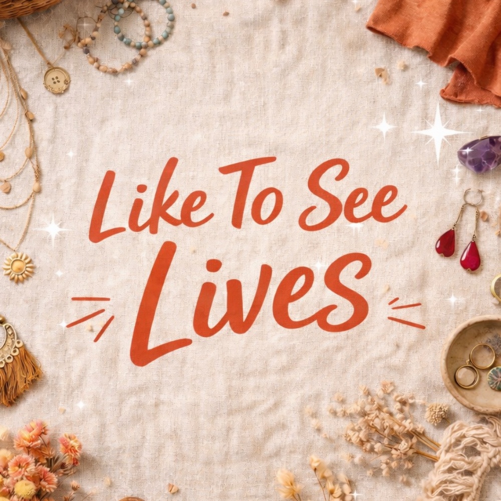 WE'RE LIVE! Like to be notified! Unique unlisted items & low starts! 💖